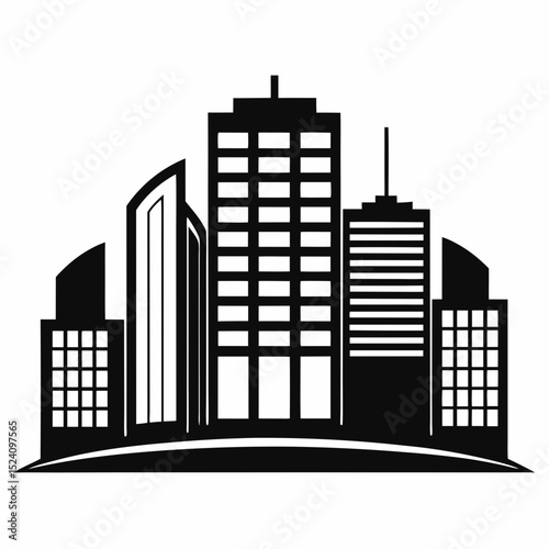 vector illustration of city buildings