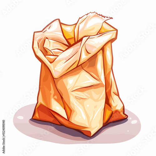 Tissue on white 