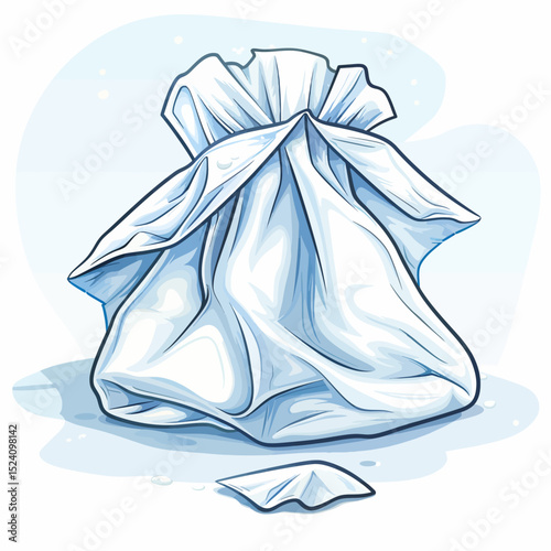 Tissue isolated on white 