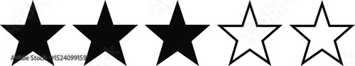 3 star review. We want your feedback. Rating to service experience on online application for Customer review satisfaction feedback survey concept. Rating feedback.