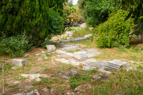 The ancient Agora on Kos Island. Dodecanese, Greece