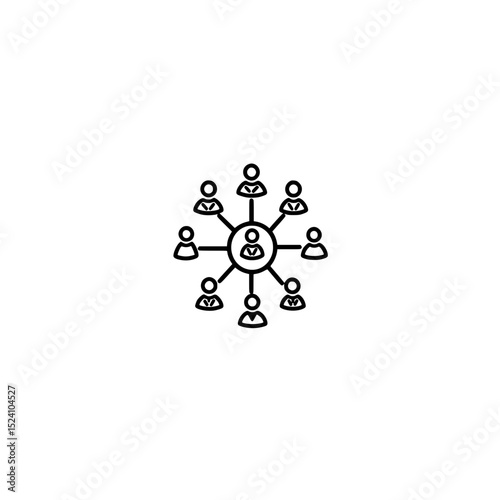 Dynamic Team Collaboration Icon