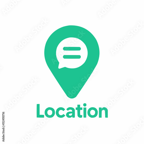 Location and Map Pin Logo Vector Design. 