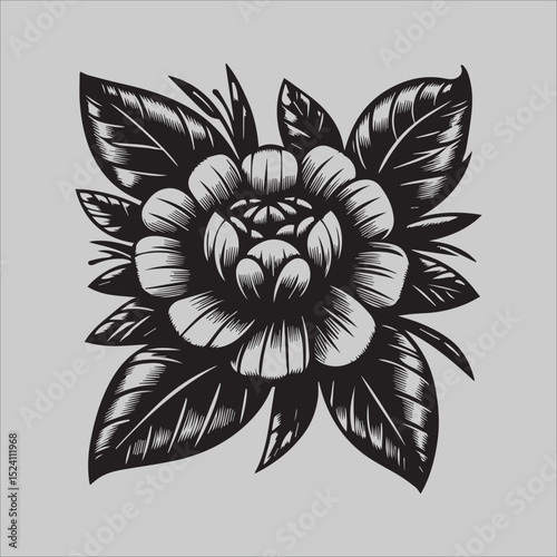 Floral Contrast

