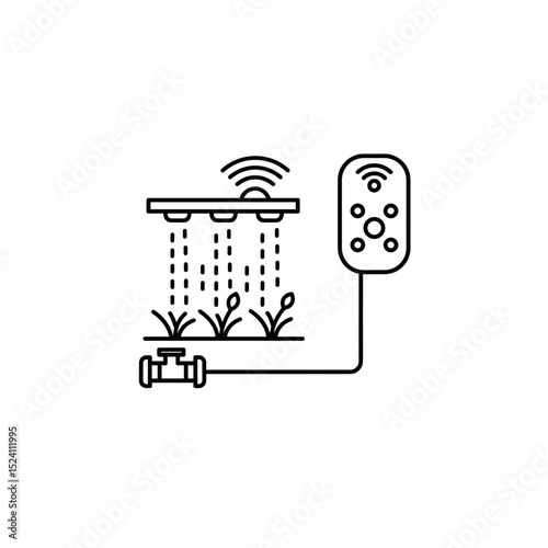 Smart home irrigation system with remote control for energy efficiency  