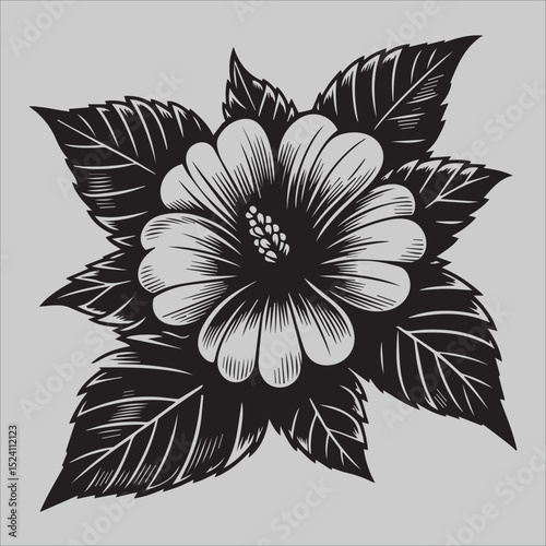 Vintage Floral Tattoo
