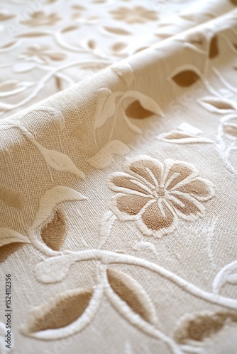Close-Up of Embroidery Fabric
