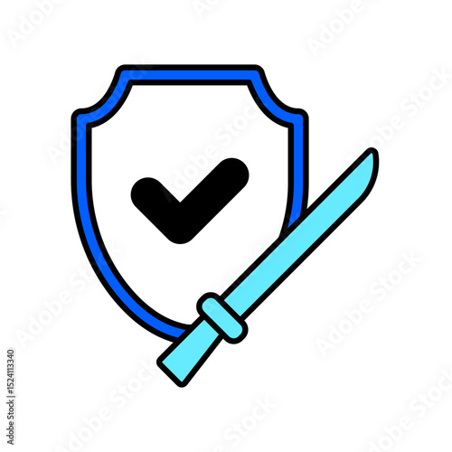 Icon a defense, isolated against a clean background.