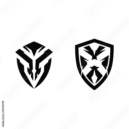 Modern Tribal Shield Designs for Art