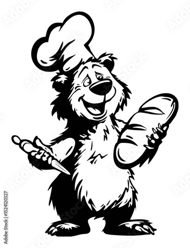 Wallpaper Mural Creepy Hand Drawn Illustration of a Cauldron with Ghostly Heads and Bones Torontodigital.ca