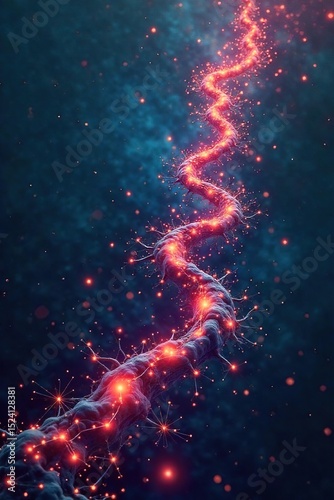 Abstract representation of evolving organizational structures, branching networks and interconnected nodes symbolizing growth and adaptation , adaptation, global, science