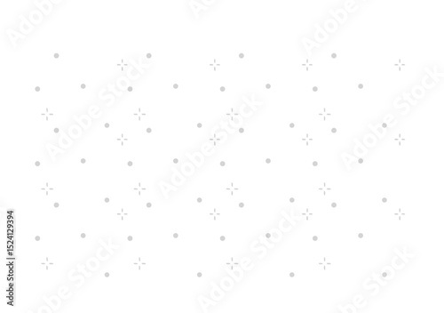 A minimalistic pattern of faint stars arranged in a grid on a white background.