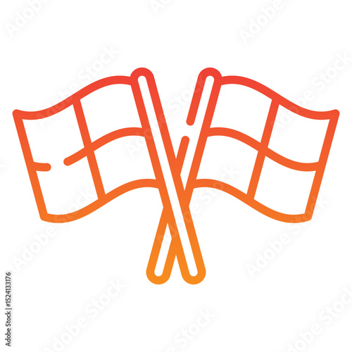 Flags gradient icon