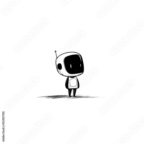 Child robot icon