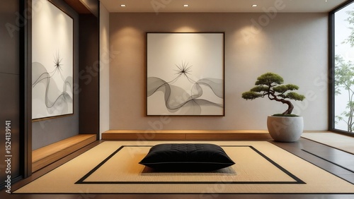 Serene Minimalist Japanese Zen Room Design Tranquility and Harmony