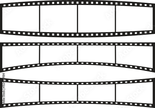 film strip, 35mm film, vintage, black and white, grain, negative space, classic cinema, retro, analog, cinematic