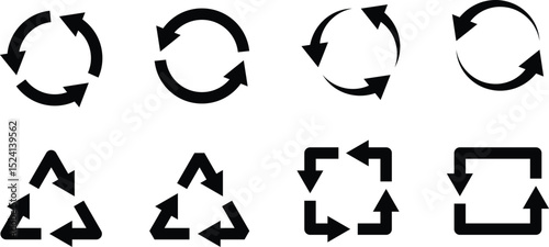 recycle symbol, recycle icon, recycling icons, recycling symbols, circular arrows, retum arrows, reuse icon, reprocess icon, environmental icons, ecology icons, conservation icons