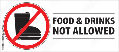 food and drinks prohibited area notice.eps
