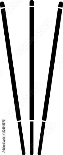 Incense sticks silhouette Illustration for traditional Festive worship.
Incense Sticks silhouette isolated.
Transparent background. SVG file.