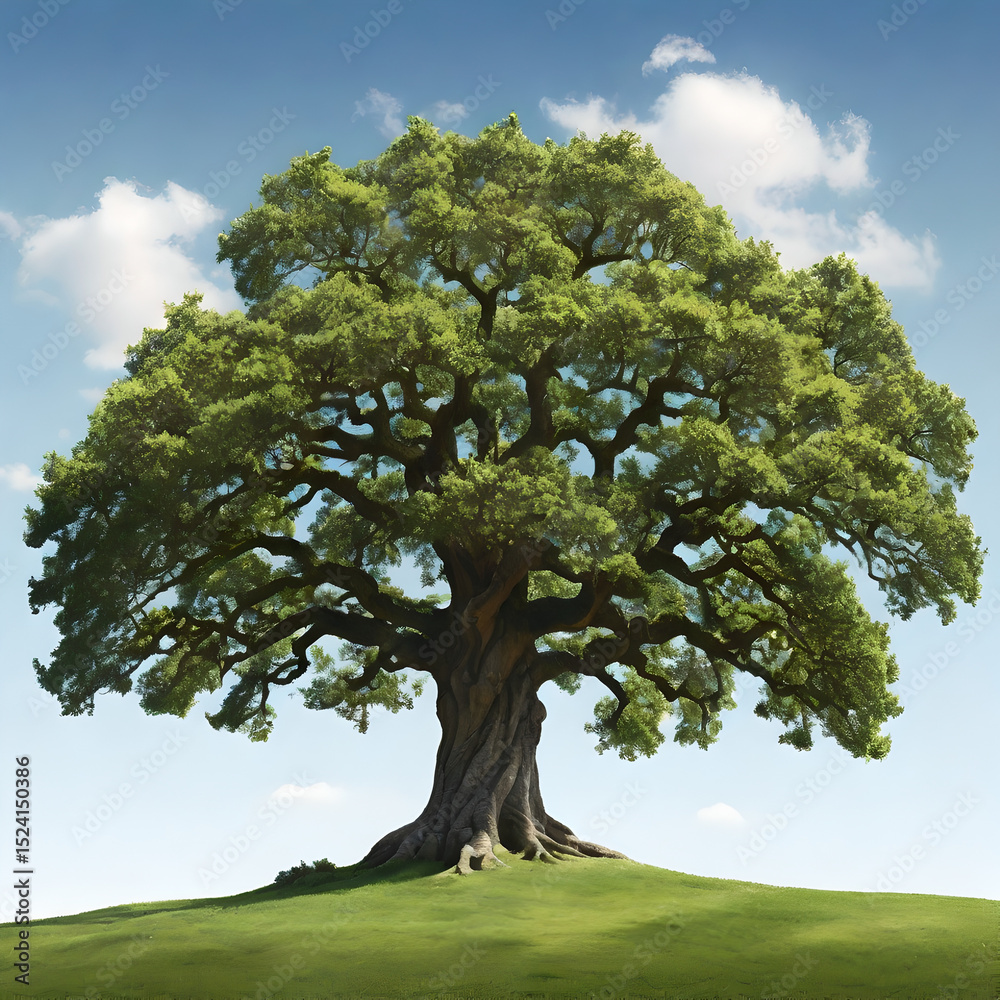 Obraz premium tree on the hill