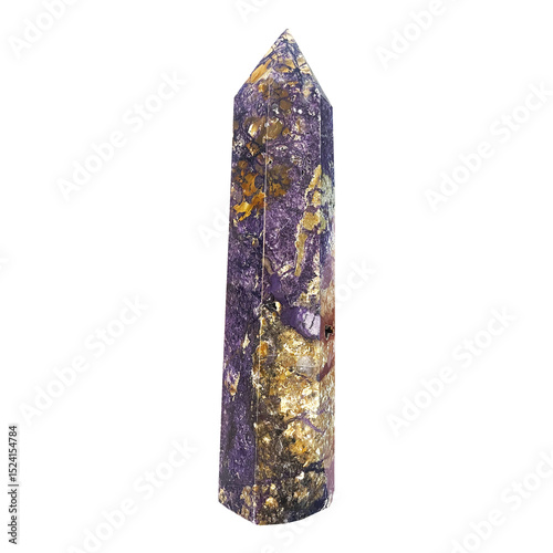 Canvastavla Polished Lepidolite Tower Crystal