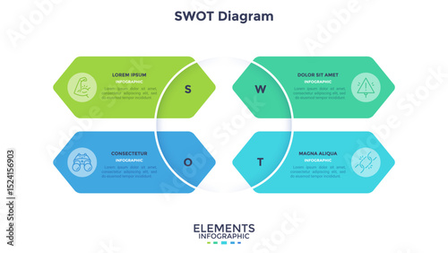 Modern Infographic Vector Banner. Business Presentation Slide