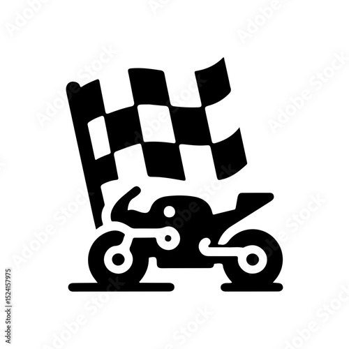 Vector Illustration of Motorcycle