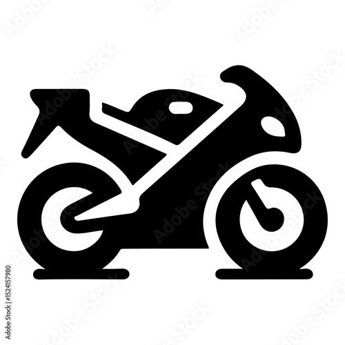 Vector Illustration of Motorcycle