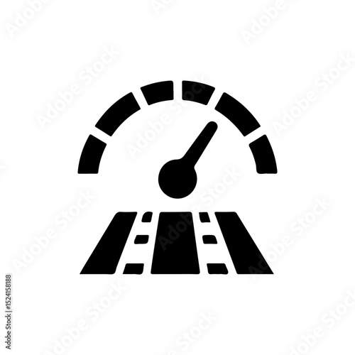 Vector Illustration of Motorcycle Race Track