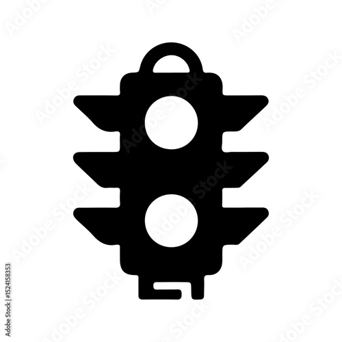 Vector Illustration of Race Stoplight