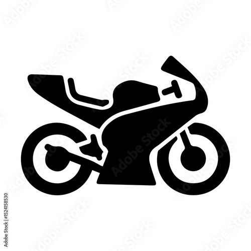 Vector Illustration of Motorcycle
