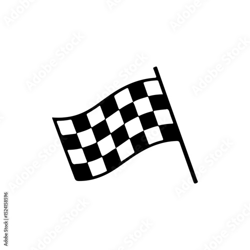 Vector Illustration of Race Flag