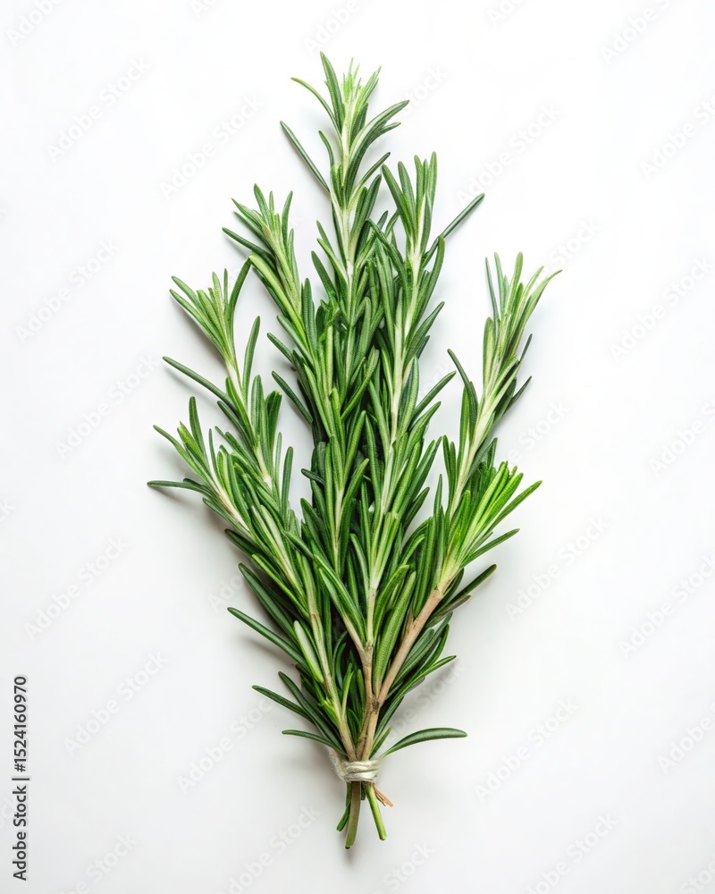 Fototapeta premium Fresh Rosemary Sprigs Aromatic Herb for Cooking and Culinary Uses