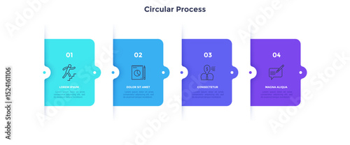 Modern Infographic Vector Banner. Business Presentation Slide