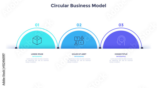 Modern Infographic Vector Banner. Business Presentation Slide