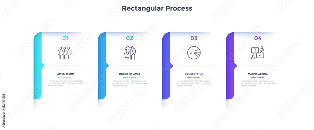 Modern Infographic Vector Banner. Business Presentation Slide
