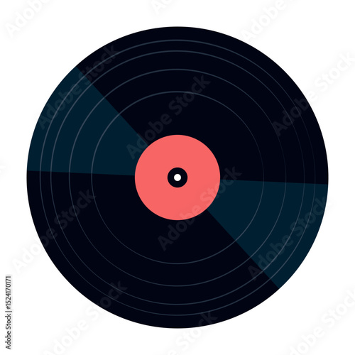Collection of vintage audio and video devices in flat style