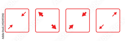 Resize Arrows vector icon