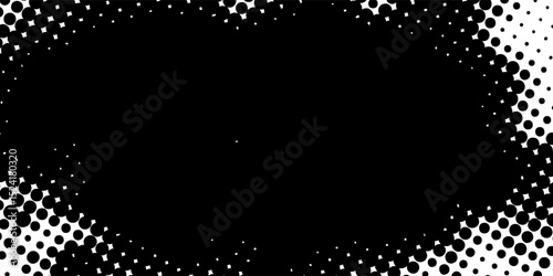 Background with monochrome dot texture. Polka dot pattern template. Background with black dots - stock vector dots basic background dots