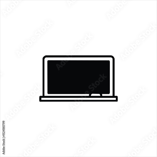 Chalkboard Blackboard School Line Icon Vector