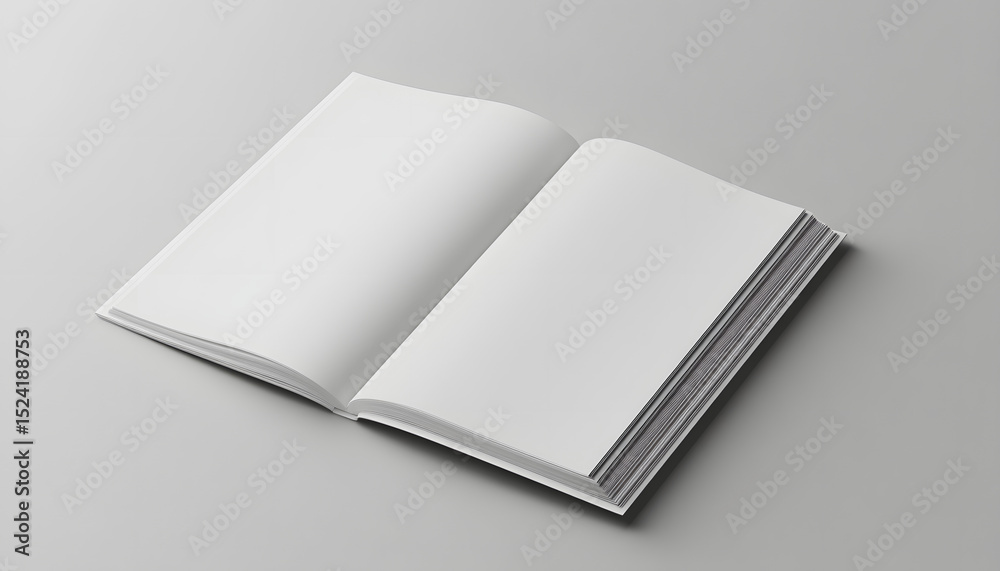 blank portrait mock up paper brochure magazine isolated on gray changeable background white paper isolated on gray blank portrait mock up paper brochure magazine isolated on gray changeable background white paper isolated on gray