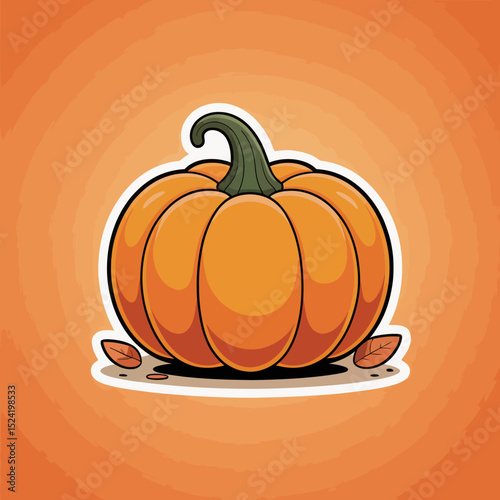 Pumpkin Cartoon Illustration