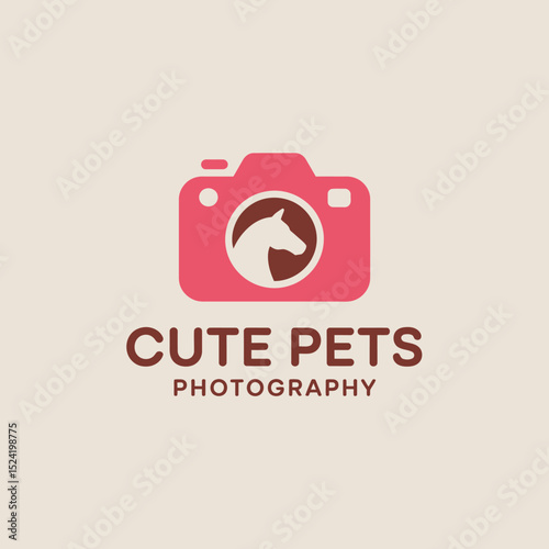 Cute Pets Photography Logo