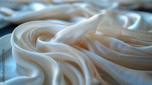 Graceful Elegance: Silk Tie Dancing in the Breeze