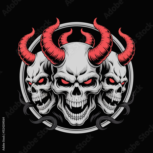 Demon Skull Trio