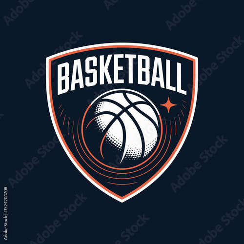 Futuristic Basketball Logo