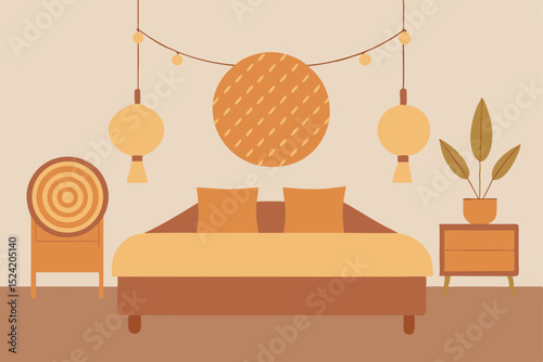 living room interior with sofa