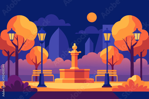 graveyard in the night