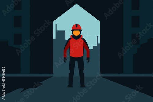 man in red suit