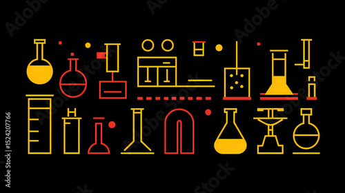 Mysterious Alchemy Setting: Gloomy 1700s Chemical Laboratory, Dark Tones, Scientific Experimentation, Historic Research Environment, Antique Science Ambiance
